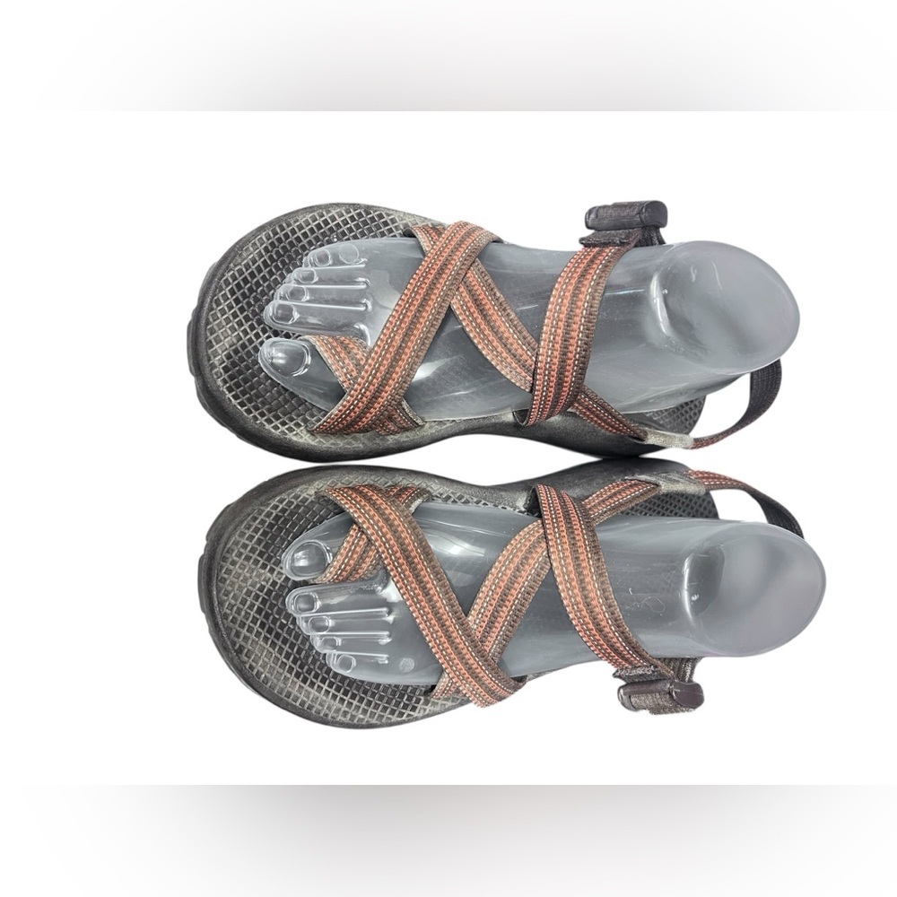 Chaco Z2 Classic Men's Hiking Outdoor Sandal Vibram Sole Brown Orange Size 8 - Picture 3 of 6